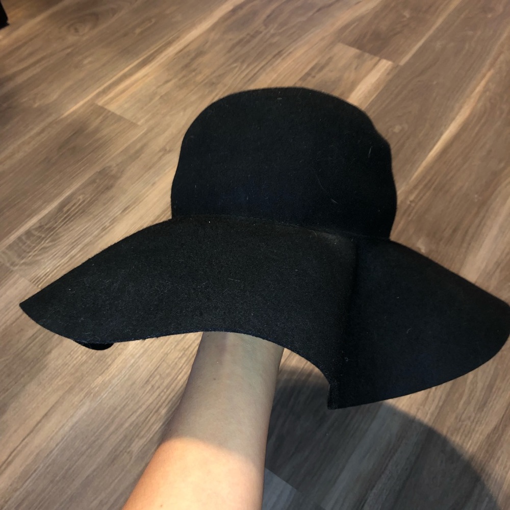 Express Big Brim Wool Felt Floppy Hat